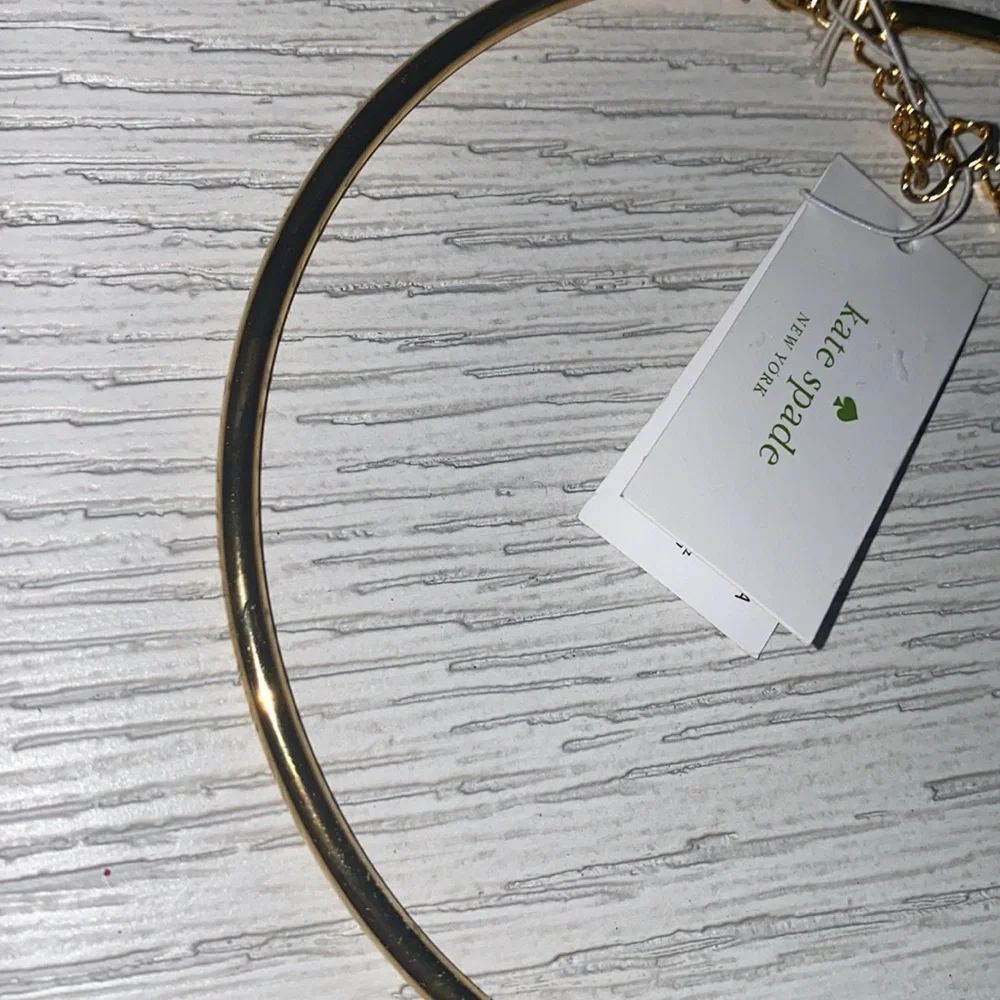Kate Spade Vegas Jewels Emerald Green Choker collar bib statement necklace